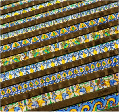 The Caltagirone staircase, Sicily