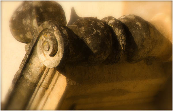 Baroque stone detail, southeast Sicily