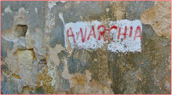 Sicilian graffiti, Anarchia
