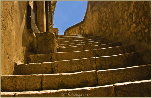 Steps in Ragusa Ibla, Sicily 