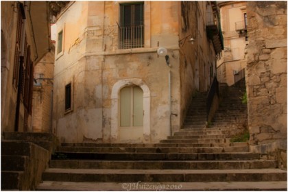 Via Scale in Ragusa Ibla, Sicily