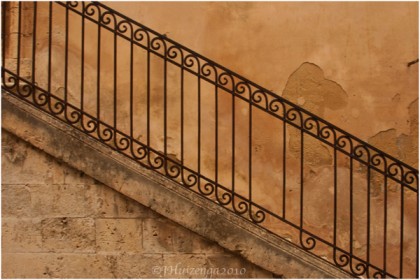 Steps in Ragusa Ibla, Sicily