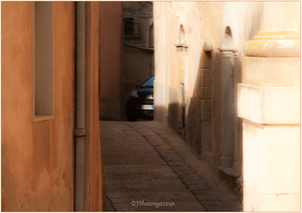 Narrow Street in Ragusa Ibla, Sicily