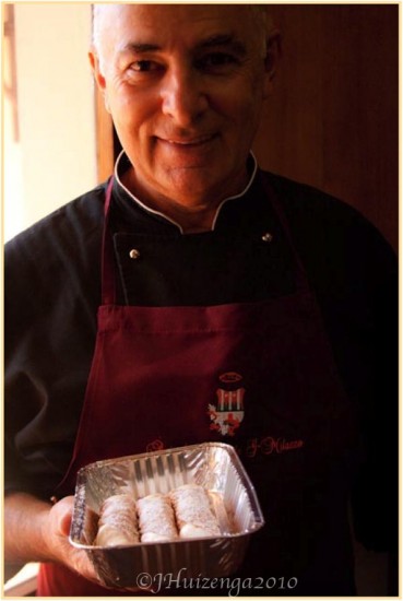 Chef at Al Molo in Donnalucata, copyright Jann Huizenga