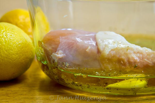 Sicilian Lemon Chicken, copyright Jann Huizenga