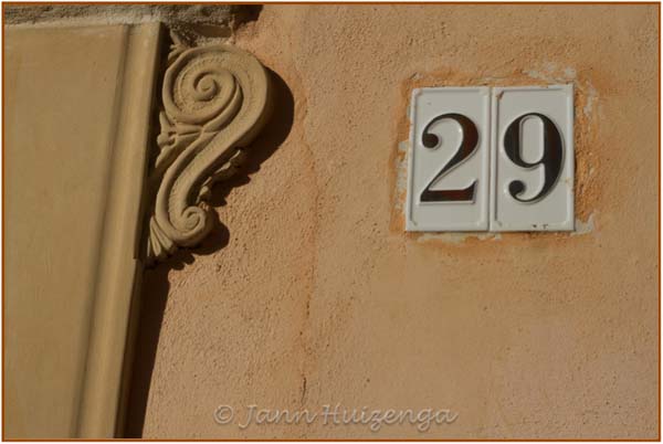 House Numbers in Sicily, copyright Jann Huizenga
