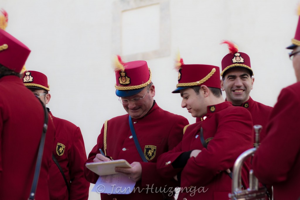 Band Members at the Feast of the Immaculate Conception in Scicli, Sicily, Dec 8, 2011
