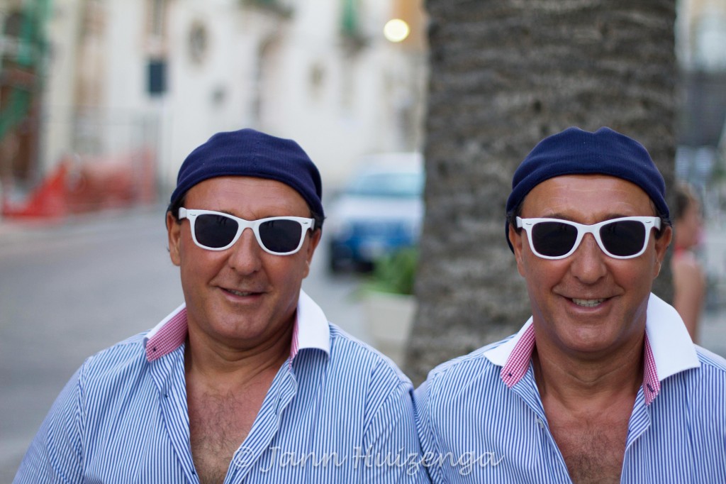 Twins in Sicily, copyright Jann  Huizenga