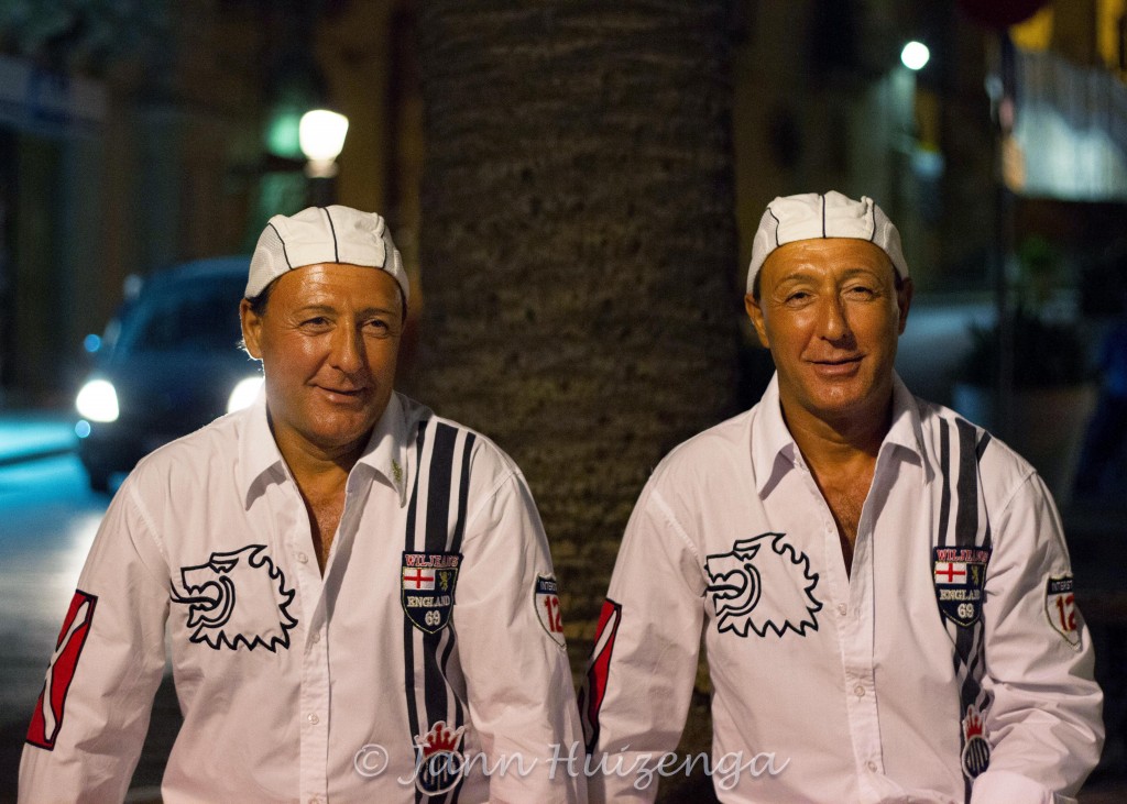 Twins in Sicily, copyright Jann Huizenga